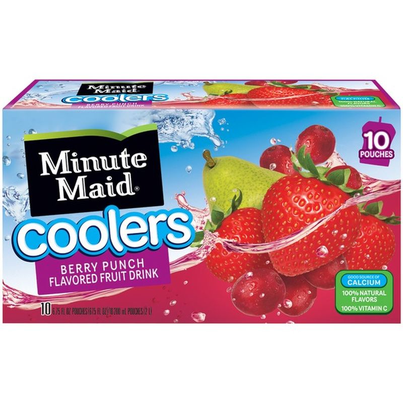 Minute Maid Coolers Berry Punch Pouch 200 Ml Instacart