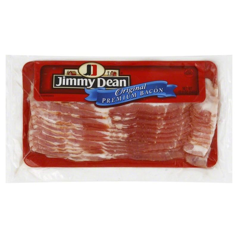 Jimmy Dean Bacon, Premium, Original (12 oz) - Instacart