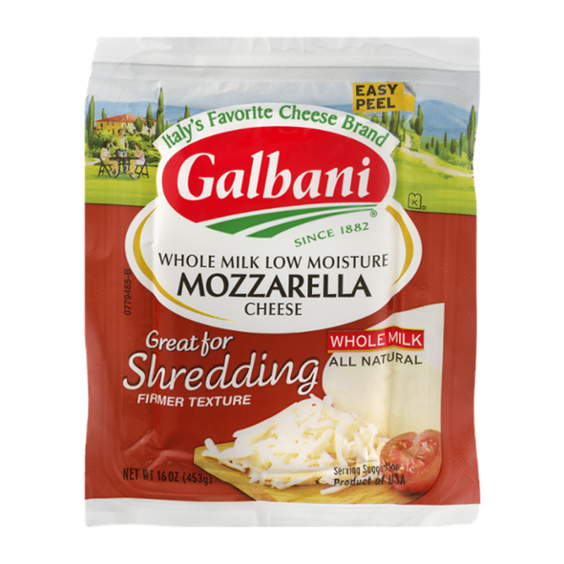 Galbani Dairy Galbani Whole Milk Low Moisture Mozzarella Cheese (16 Oz ...