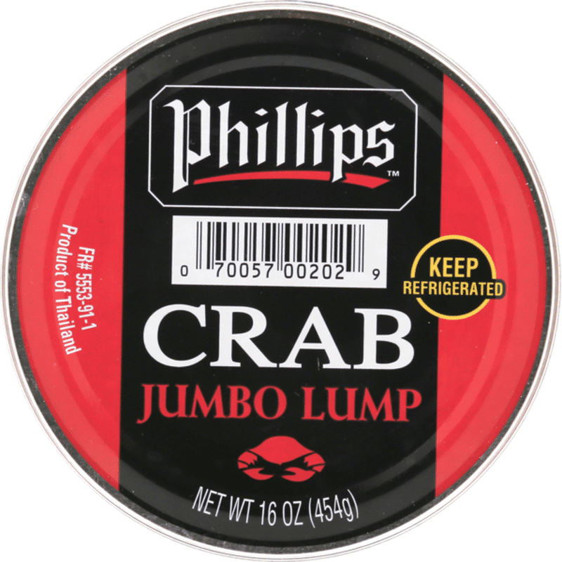 Philips Crab, Premium, Jumbo Lump, Can (16 oz) Instacart
