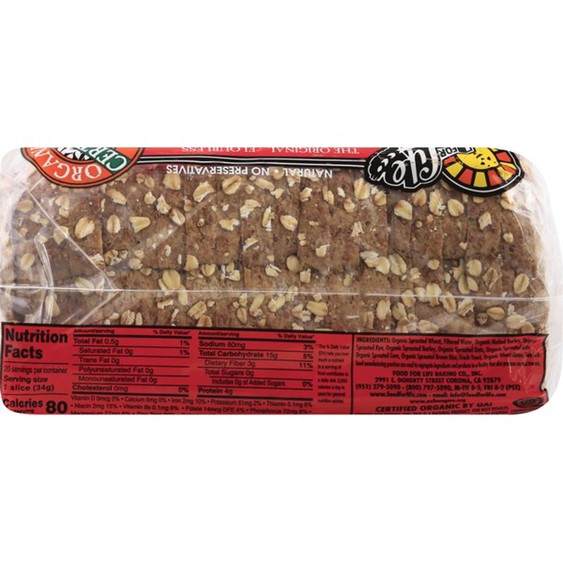 Food for Life 7 Sprouted Grains Bread (24 oz) from Kroger Instacart
