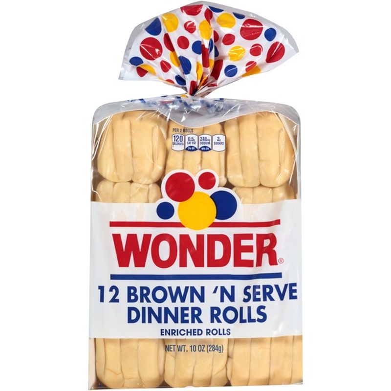 Wonder Bread Dinner Rolls, Brown 'N Serve (12 each) Instacart