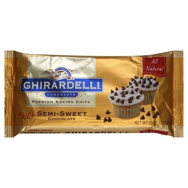 Ghirardelli Chocolate Mini SemiSweet Chocolate Premium Baking Chips