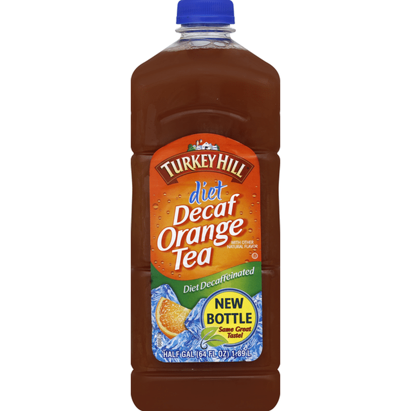 Turkey Hill Tea, Orange, Diet, Decaf (64 oz) - Instacart