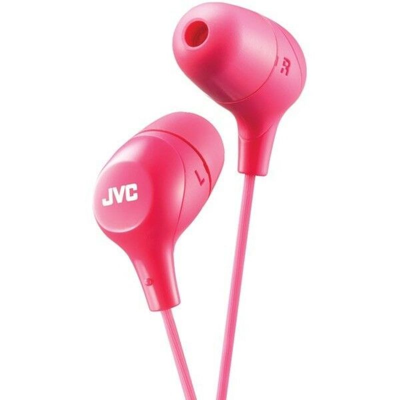 JVC Pink Marshmallow Inner Ear Headphones
