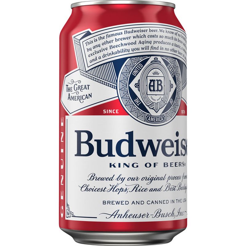 Budweiser Beer Cans (12 Fl Oz) Delivery Or Pickup Near Me - Instacart