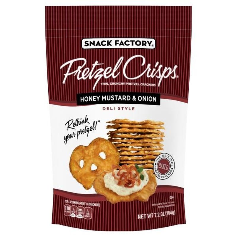 Pretzel Crisps® Honey Mustard and Onion Pretzel Crisps (7.2 oz) from