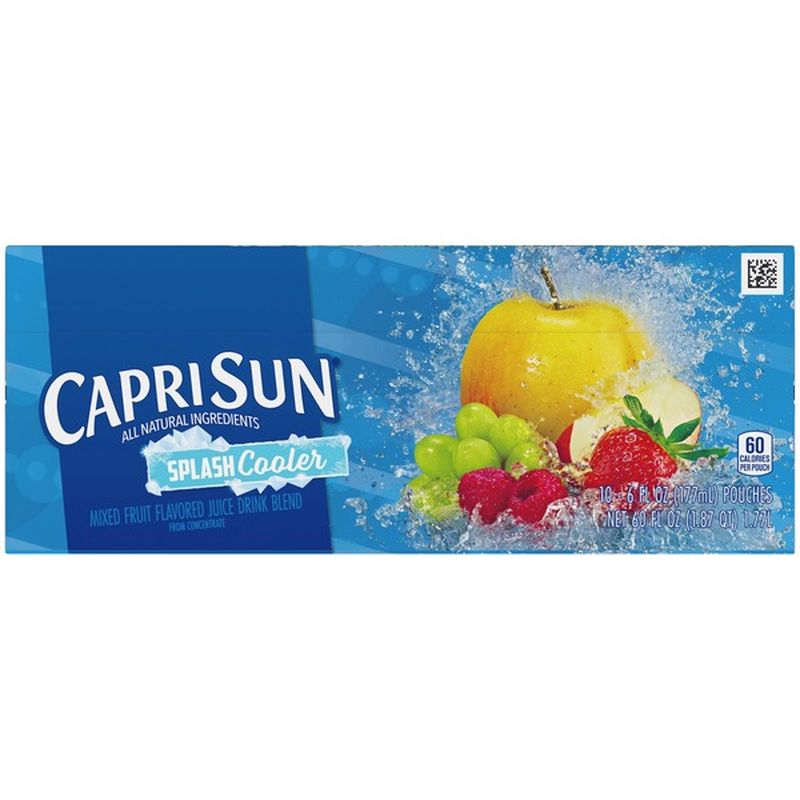 capri sun splash cooler nutrition facts