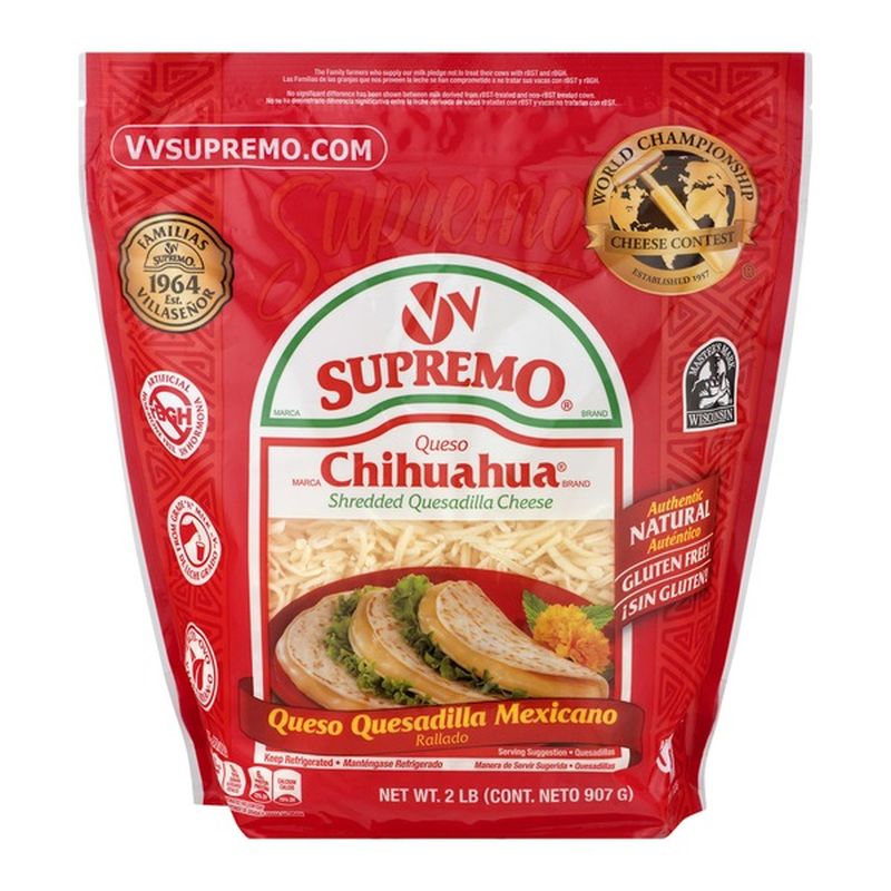 V&V Supremo Queso Chihuahua Quesadilla Cheese Shredded (2