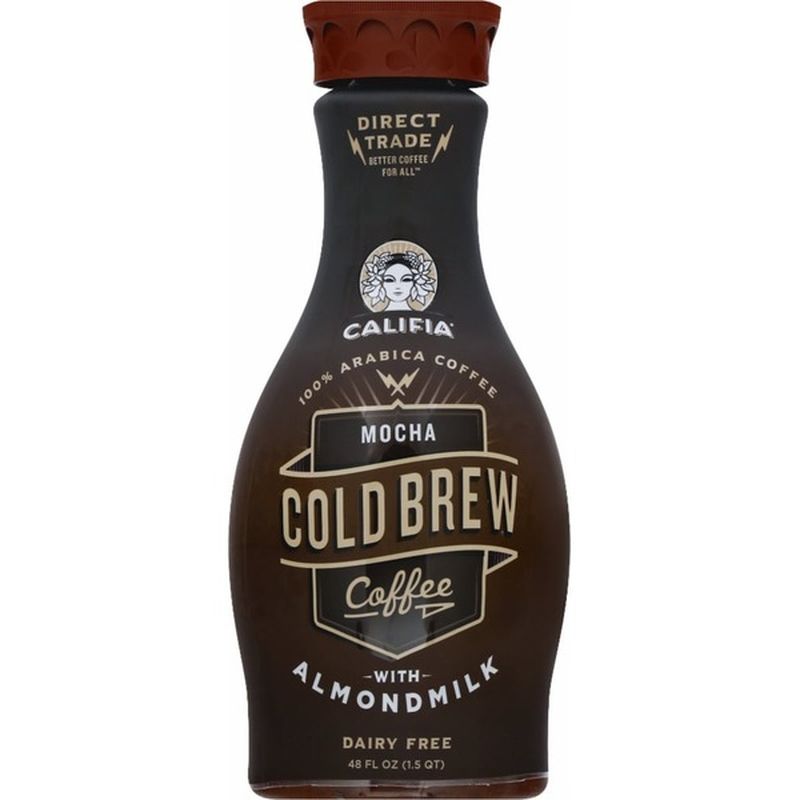 Califia Farms Mocha Cold Brew Coffee with Almondmilk (48 fl oz) from