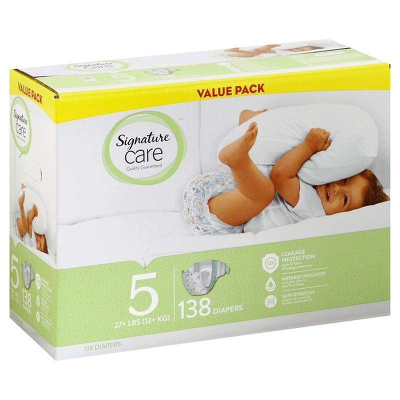 signature care diapers