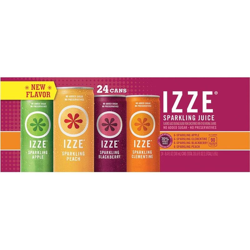 Izze Variety Sparkling Juice Beverage (201.6 fl oz) Instacart