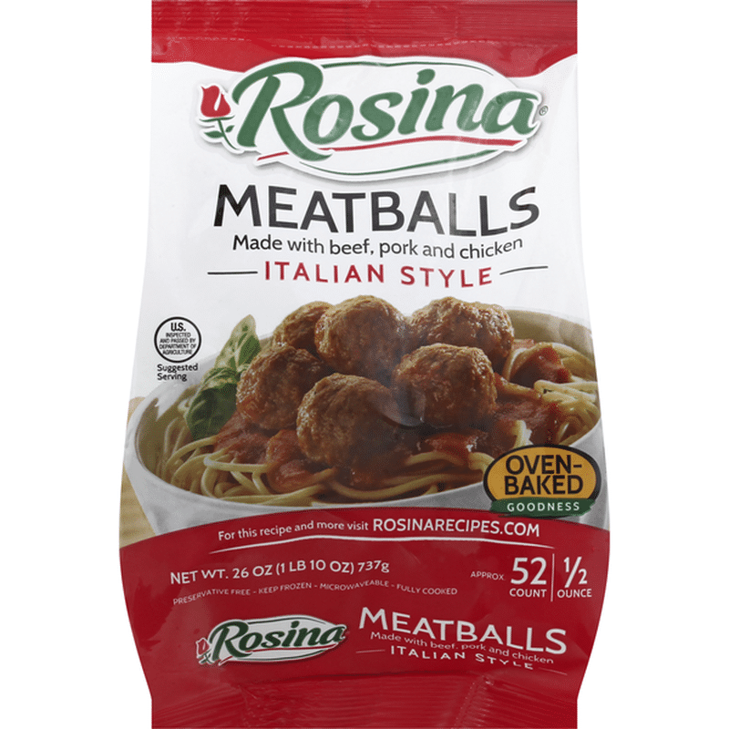 Rosina Meatballs, Italian Style (26 oz) from Safeway Instacart