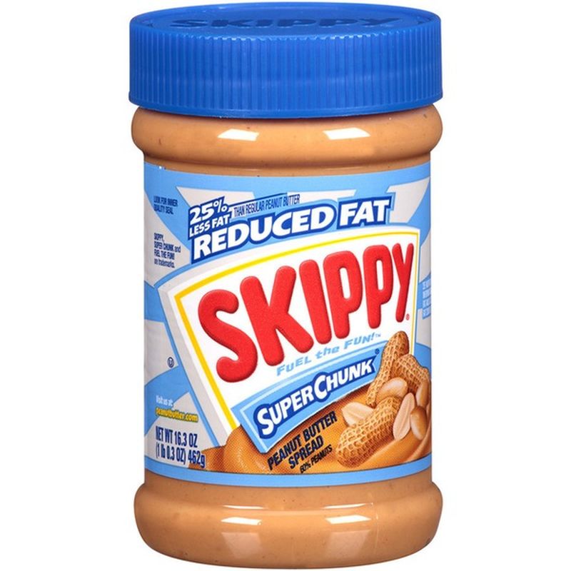 SKIPPY Super Chunk Reduced Fat Peanut Butter Spread (16.3 oz) Delivery