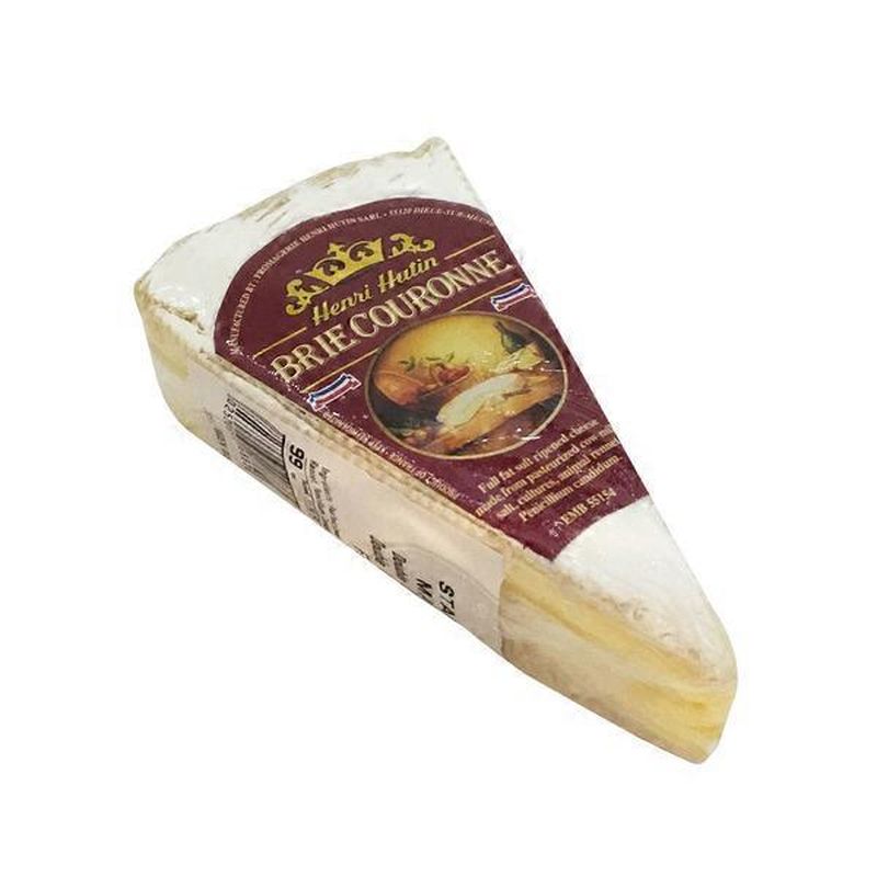 Henri Hutin Brie Couronne Double Creme Brie Cheese (0.625 Lb) - Instacart