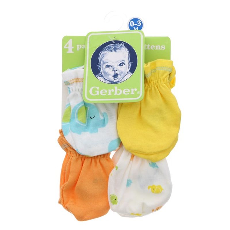 Gerber Baby Newborn Mittens for 0-3 months