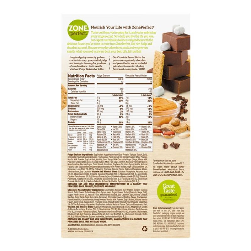 zone perfect bars ingredients