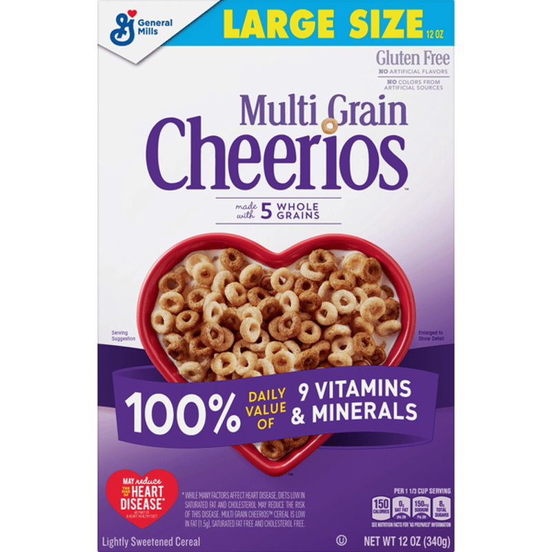 Cheerios Cereal, Multi Grain, Large Size (12 oz) from Smart & Final Instacart