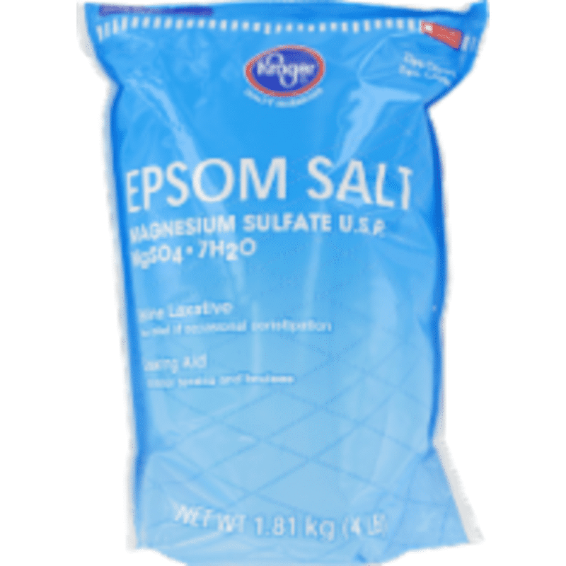 Kroger Epsom Salt (4 lb) from FoodsCo Instacart