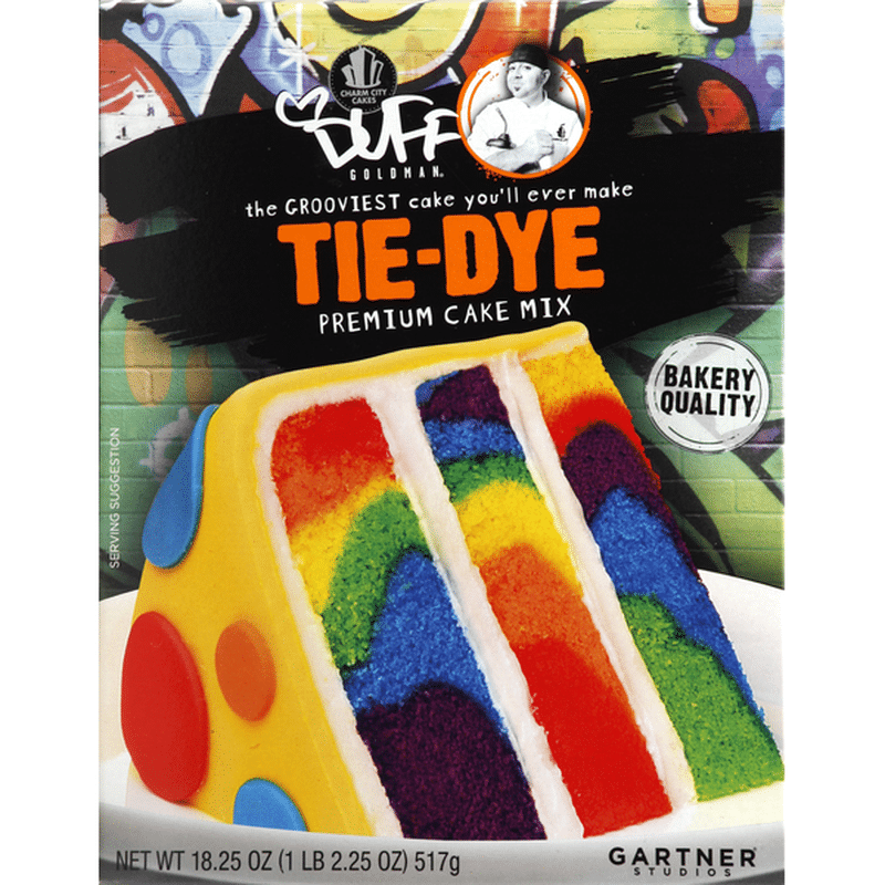 Duff Cake Mix, Premium, TieDye (18.25 oz) Instacart