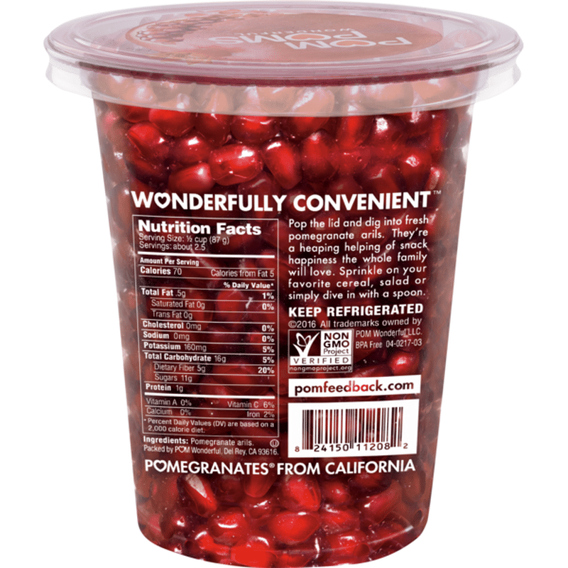 Pom Poms ReadytoEat Pomegranate Arils (8 oz) from Kroger Instacart