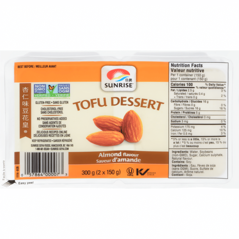 Sunrise Sunrise Almond Tofu Dessert (150 g) Instacart