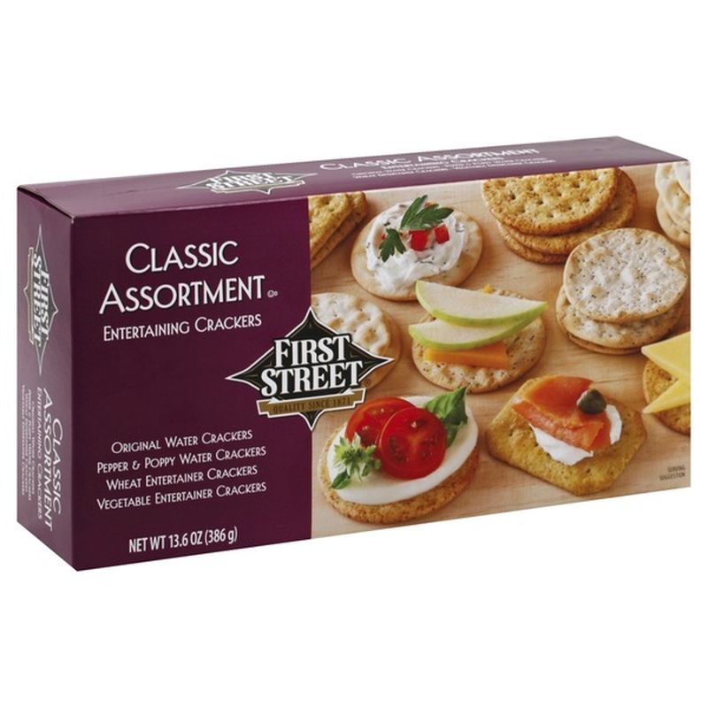 First Street Entertaining Crackers Classic Assorted (13.6 oz) Instacart