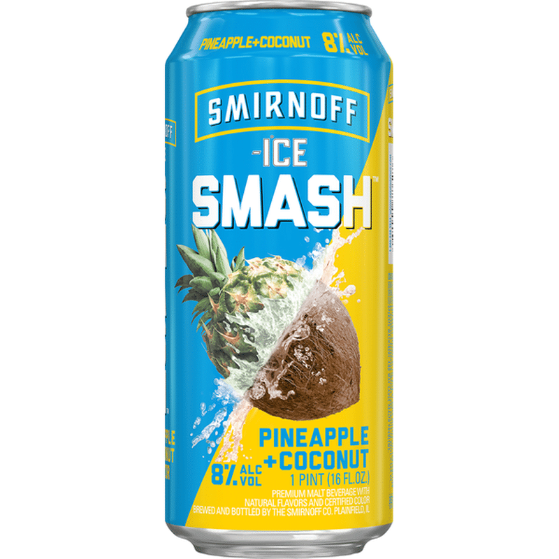 Smirnoff Malt Beverage, Pineapple + Coconut (1 pt) Instacart