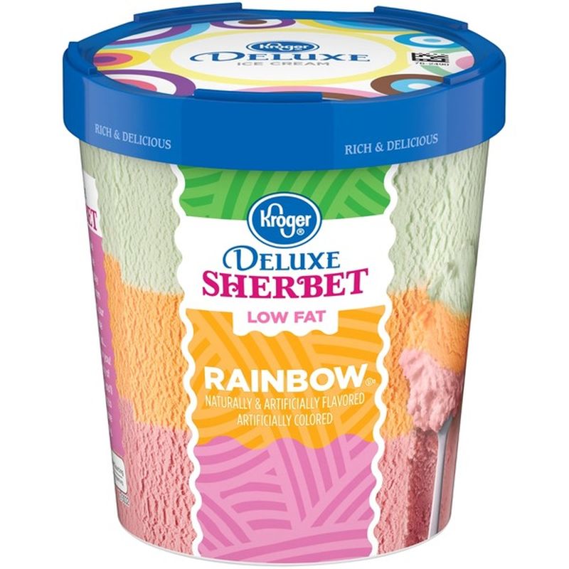 Kroger Deluxe Sherbet, Rainbow