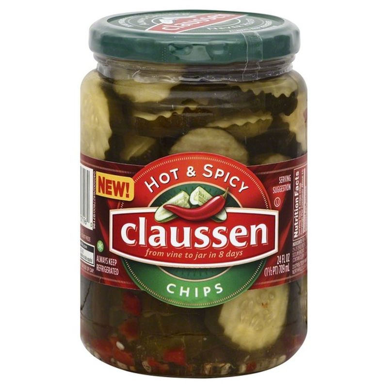 Claussen Hot & Spicy Chips Pickle (24 fl oz) Instacart