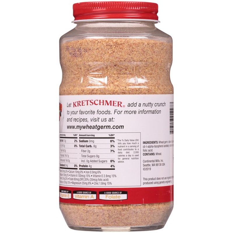 Germe Di Grano Tostato Kretschmer Original – 340g (12oz) – Integratore Alimentare In Fiocchi, Ricco Di Vitamine E Minerali