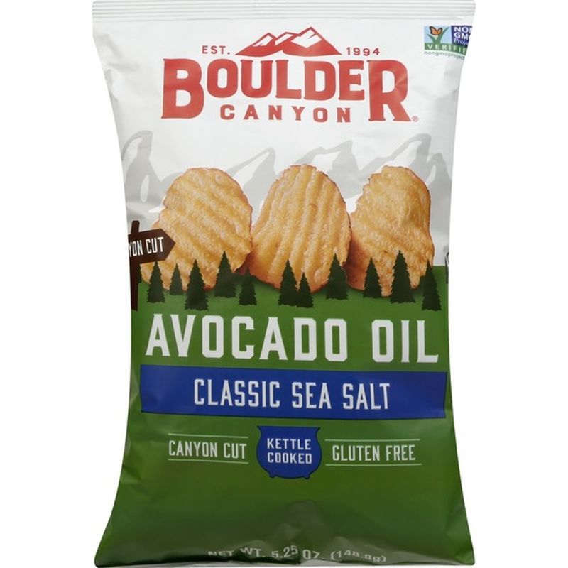 Boulder Canyon Potato Chips Classic Sea Salt Avocado Oil Kettle   Large 6693a829 D996 4fad 8021 6bd325dca607 