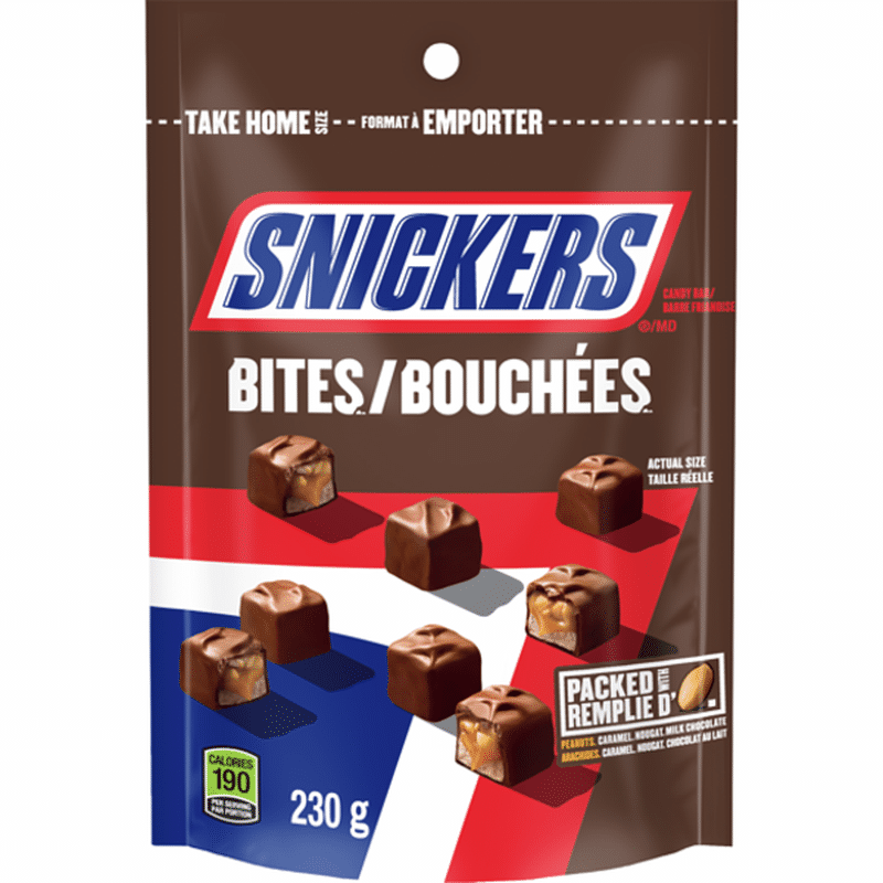 Snickers Bites Stand up Pouch