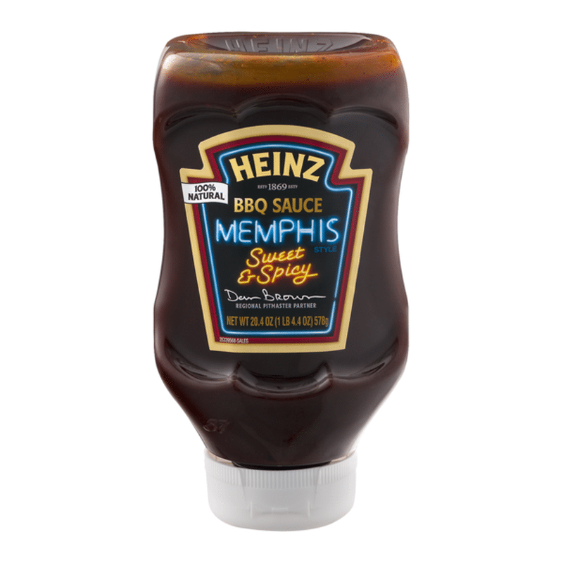 Heinz Memphis Style Sweet & Spicy BBQ Sauce (20.4 oz) from Stop & Shop ...