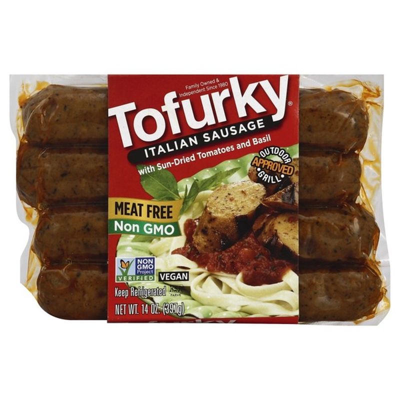 Tofurky Italian Sausage with SunDried Tomatoes and Basil (14 oz) from
