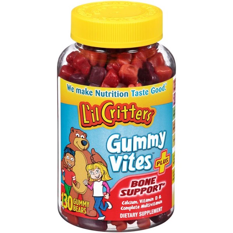 L'il Critters Gummy Vites Plus Bone Support Gummy Bears Dietary