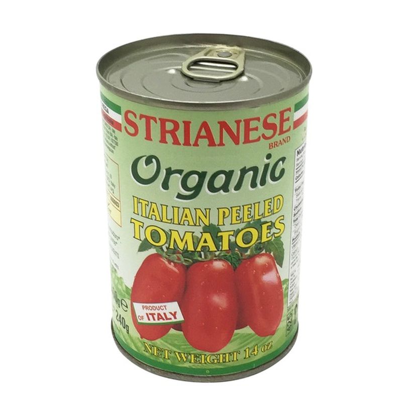 Strianese Tomatoes, Organic, Italian, Peeled (14 oz) Instacart