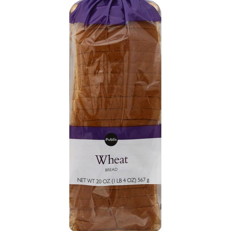 Publix Bread, Wheat (20 oz) from Publix Instacart