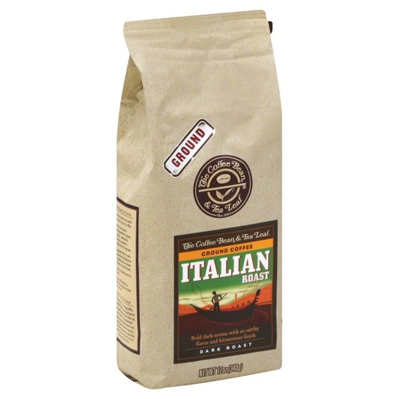 Coffee Bean & Tea Leaf Coffee, Ground, Dark Roast, Italian Roast (12 oz