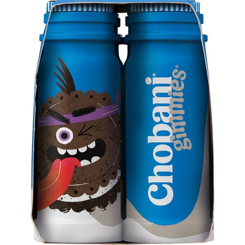 Chobani Yogurt Drink, LowFat, Cookies & Cream Flavored, 6 Pack (6 each