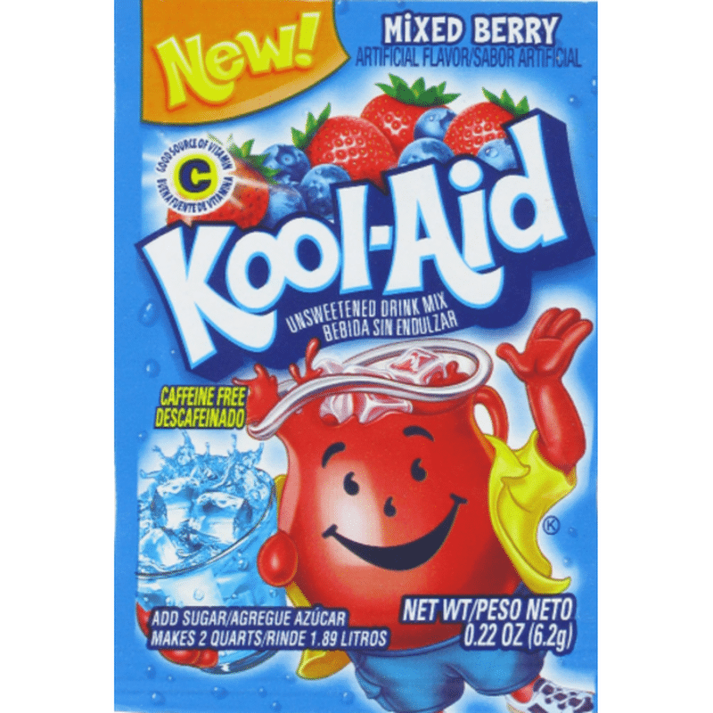 KoolAid Mixed Berry Unsweetened (0.22 oz) Instacart