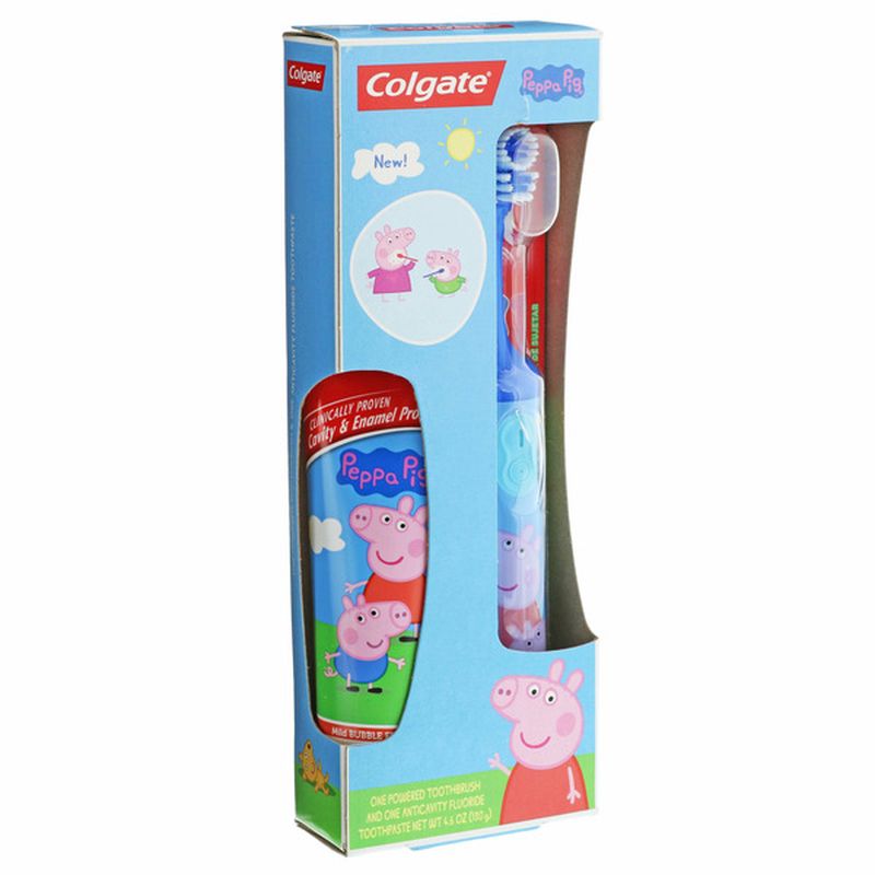Colgate Peppa Pig Power Kids Toothbrush & Toothpaste