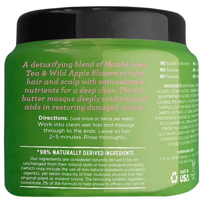 Not Your Mother's Butter Masque, Nutrient Rich, Matcha Green Tea & Wild ...