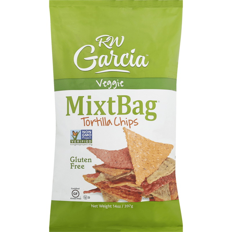 RW Garcia Tortilla Chips, Gluten Free, Veggie (14 oz) Instacart