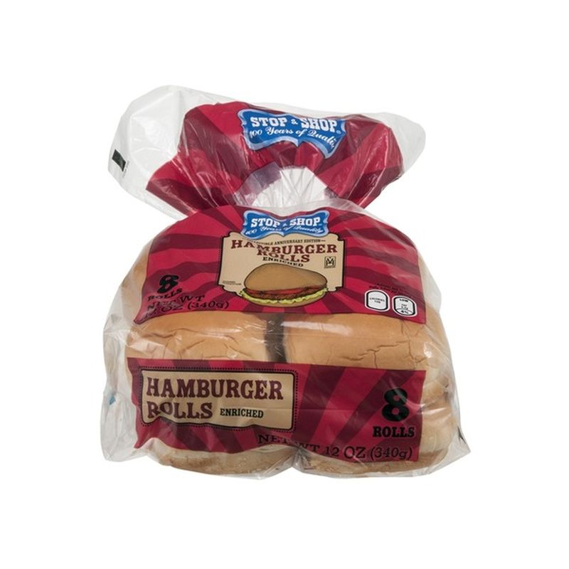 Stop & Shop 100th Anniversary Hamburger Rolls 8 CT (12 oz) Instacart