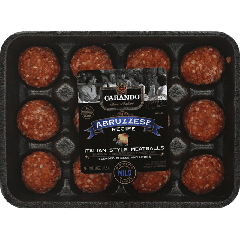 Carando Abruzzese Recipe Italian Style Meatballs (16 oz