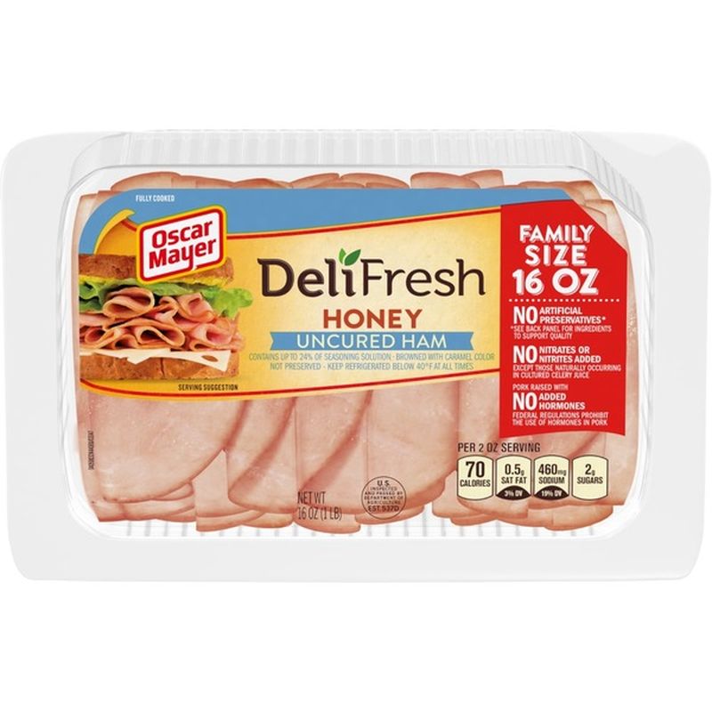 Oscar Mayer Deli Fresh Honey Shaved Smoked Ham (16 Oz) From Kroger 