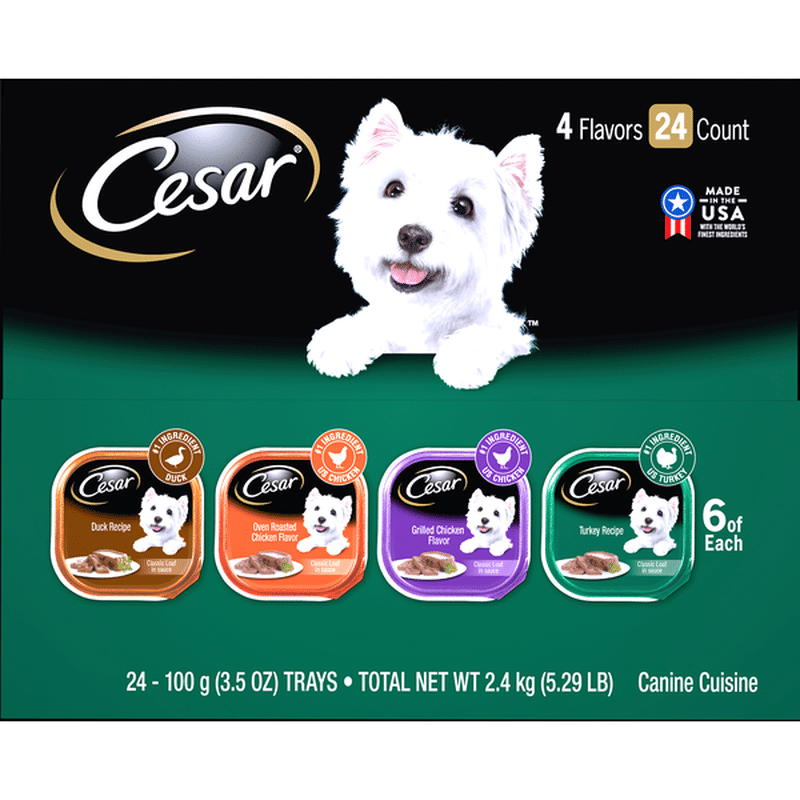Cesar Wet Dog Food Variety Pack (24 each) Instacart