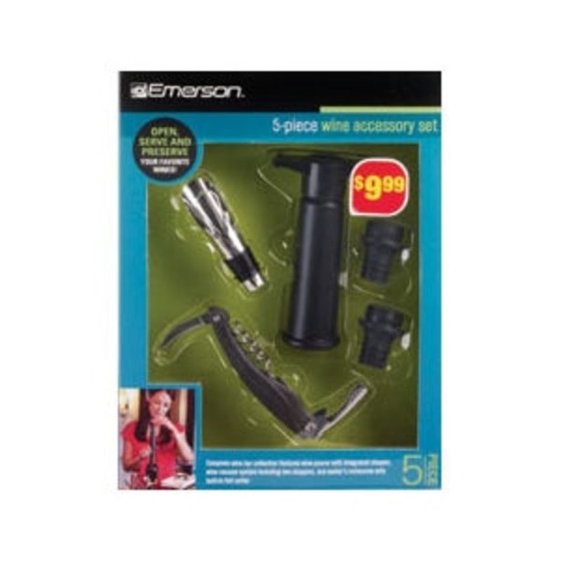 Emerson 5-Piece Wine Accessory Set