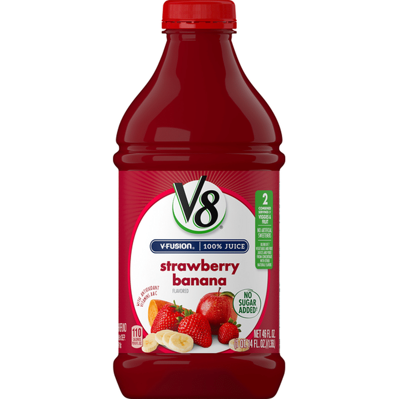 V8® Juice Blend, Strawberry Banana (46 fl oz) Instacart